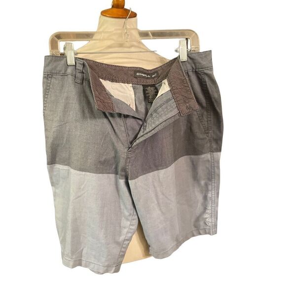 O’Neill Gray Color Block Shorts Size 32 - Picture 3 of 11